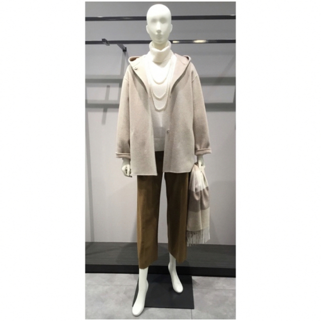 Theory luxe 19aw ショート丈フード付きコート 憧れ www.e-gaio.com.br