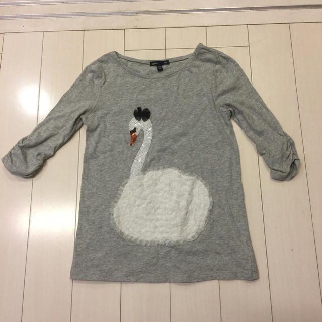 GAP Kids(ギャップキッズ)のGap  7分丈 カットソー 【140】 キッズ/ベビー/マタニティのキッズ服女の子用(90cm~)(Tシャツ/カットソー)の商品写真