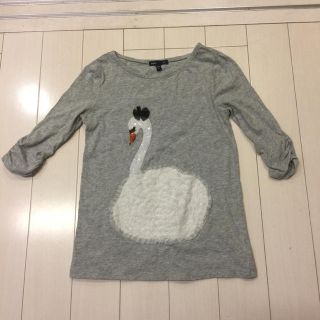 ギャップキッズ(GAP Kids)のGap  7分丈 カットソー 【140】(Tシャツ/カットソー)