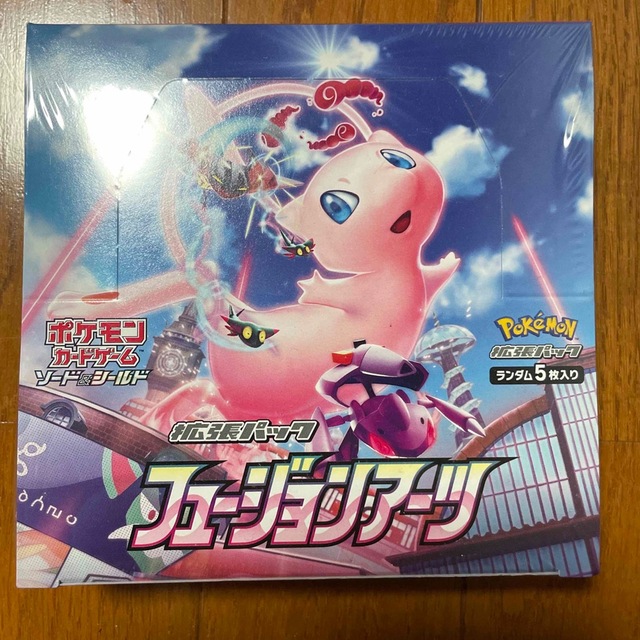 ポケモンカードフュージョンアーツシュリンク付き新品未開封