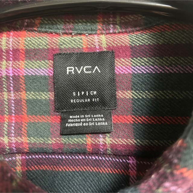 RVCA(ルーカ)のRVCA ロングスリーブチェックシャツ　赤 メンズのトップス(シャツ)の商品写真