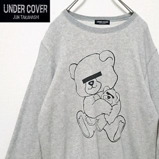 アンダーカバー(UNDERCOVER)の【匿名配送】アンダーカバー フロント ベア プリント プルオーバー スウェット(スウェット)