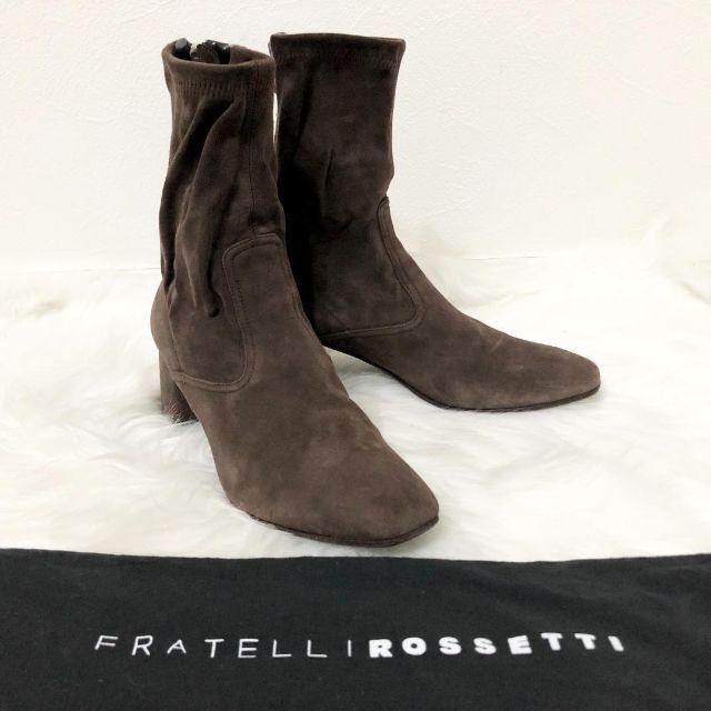 FRATELLI ROSSETTI ショートブーツ スエード ヌバック