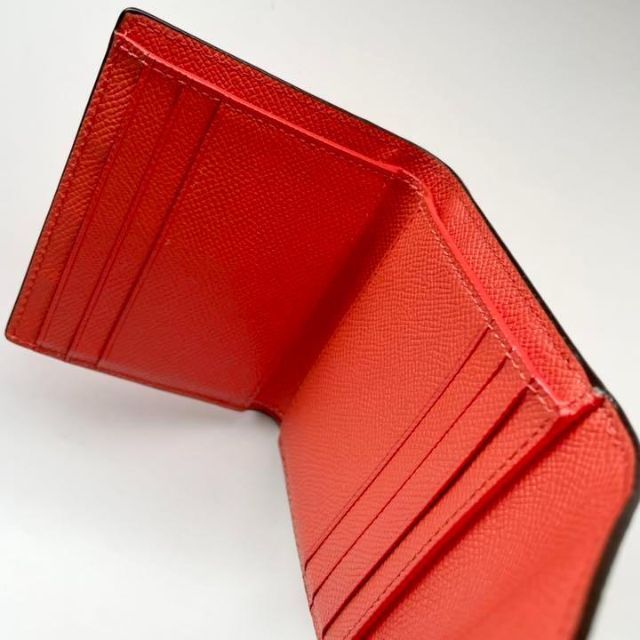 日/祝も発送 美品 COACH コーチ 三つ折り財布 レザー レディース オレンジ レッド - 通販 - fcdcontabilidade.com.br