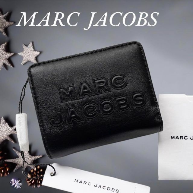 新品 MARC JACOBS マークジェイコブス 2つ折り財布 コンパクト 日本に