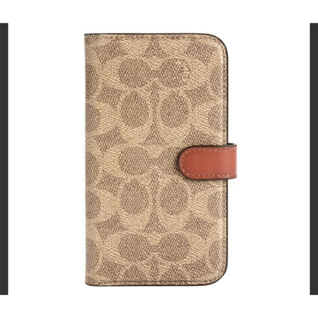 新作送料無料 新品 COACH iPhone12 pro 手帳型カバー シグネチャー