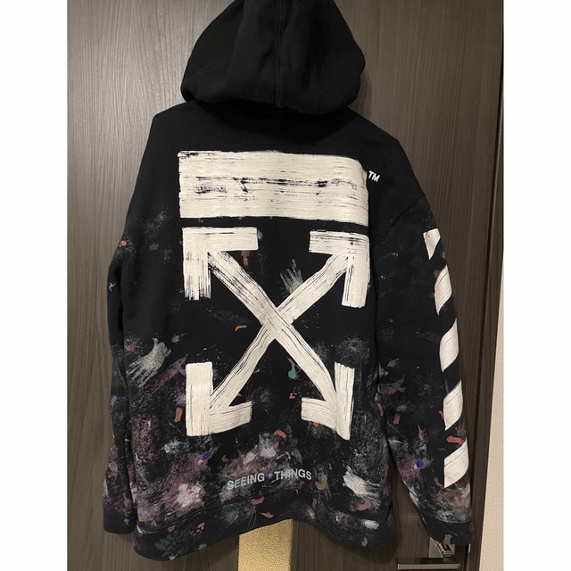 新品OFF-WHITE オフホワイト パーカーです黑 XL