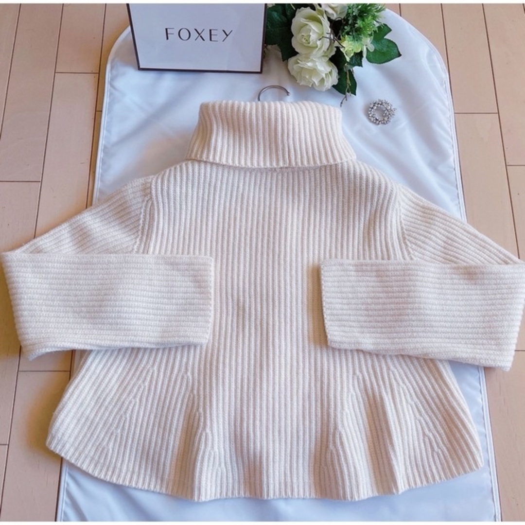 FOXEY 2020年ラッフルテールセーター希少42極美品 Rene