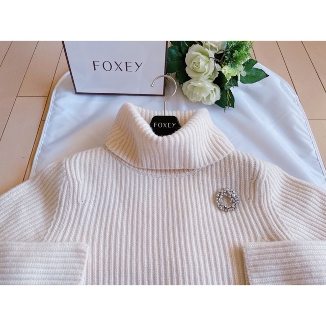 FOXEY  2020年セータートラックカーディガン38 極美品　Rene