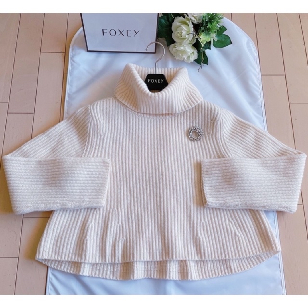 FOXEY 2020年ラッフルテールセーター希少42極美品 Rene