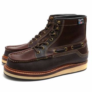 ダナー(Danner)のダナー／Danner ワークブーツ シューズ 靴 メンズ 男性 男性用レザー 革 本革 ダークブラウン 茶 ブラウン  D-4117 GARY ゲーリー モックトゥ(ブーツ)