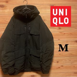 ユニクロ(UNIQLO)のUNIQLO ホワイトマウンテニアリング　ハイブリッドダウン　黒(ダウンジャケット)