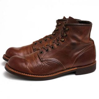 レッドウィング(REDWING)のレッドウィング／RED WING ワークブーツ シューズ 靴 メンズ 男性 男性用レザー 革 本革 ブラウン 茶  3343 Classic Round Toe BLACKSMITH ブラックスミス プレーントゥ Vibramソール グッドイヤーウェルト製法(ブーツ)