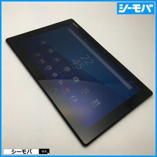 ソニー(SONY)の◆R585 SIMフリーXperia Z4 Tablet SOT31黒美品(タブレット)
