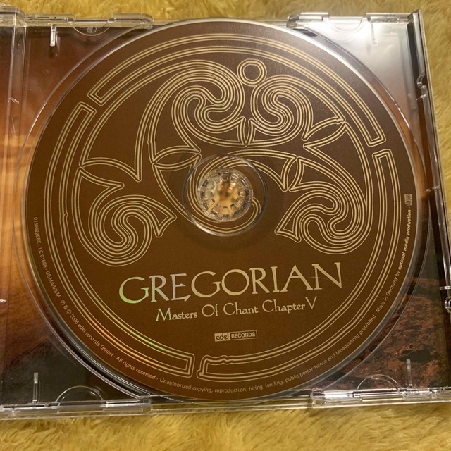 GREGORIAN   (Masters Of Chant Chapter V) エンタメ/ホビーのCD(ワールドミュージック)の商品写真