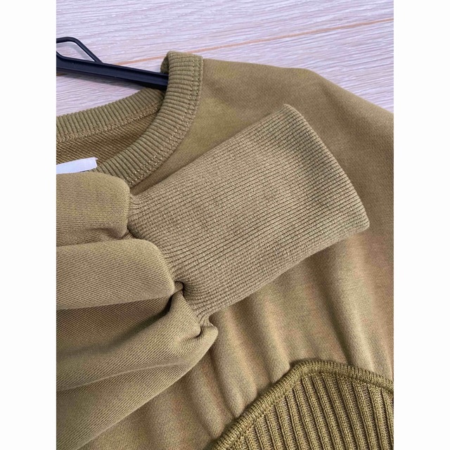 Ameri VINTAGE(アメリヴィンテージ)のAmeri SWEAT KNIT DRESS レディースのワンピース(ロングワンピース/マキシワンピース)の商品写真