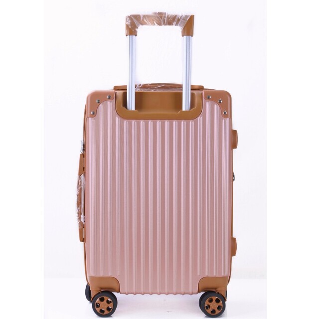 軽量Lサイズ　静音8輪　キャリーバッグ　スーツケース　キャリーケース　ピンク
