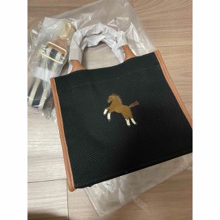 セブンテン VERY別注】ワンポイント刺繍 トート ミニバッグ seventen
