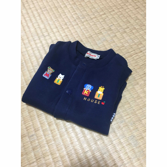 mikihouse(ミキハウス)のミキハウス  90cm ベスト　ネイビー キッズ/ベビー/マタニティのキッズ服男の子用(90cm~)(ジャケット/上着)の商品写真