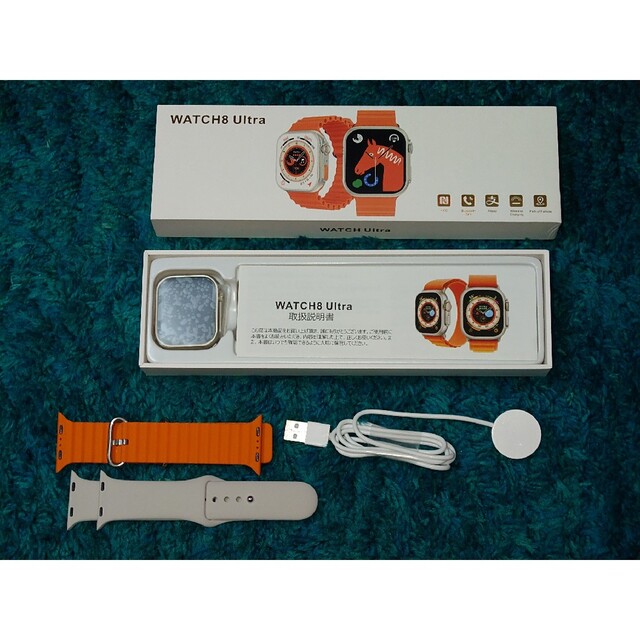 ◆【値下げ】最新ApUltra風スマートウォッチ大画面 通話機能音声アシスト付◆ メンズの時計(腕時計(デジタル))の商品写真
