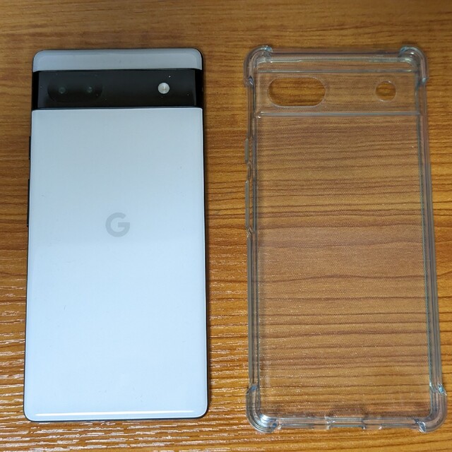 Google Pixel(グーグルピクセル)のpixel 6a 白 128GB SIMフリー 一括購入品 スマホ/家電/カメラのスマートフォン/携帯電話(スマートフォン本体)の商品写真