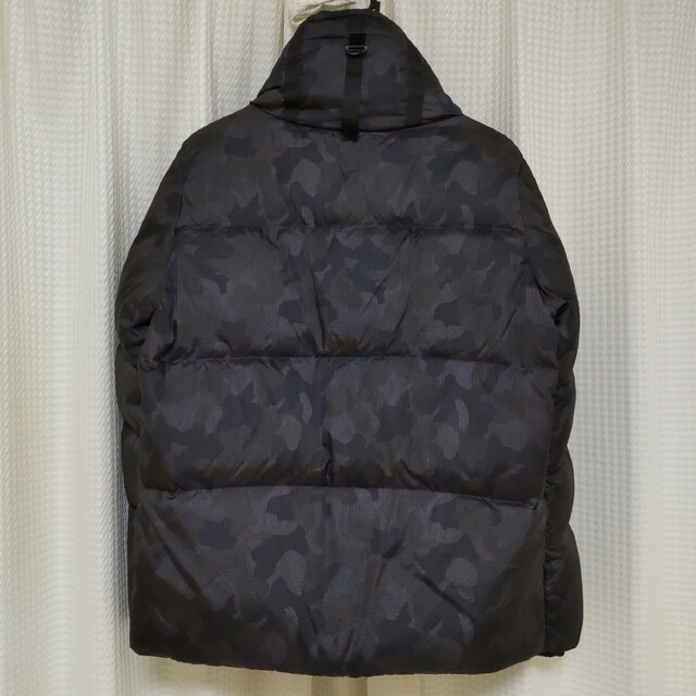 DUNO(デュノ)のDUNO（デュノ）ダウンジャケット ブラック 迷彩柄 44 XS S メンズのジャケット/アウター(ダウンジャケット)の商品写真