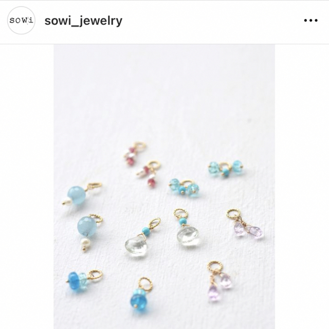 sowi - sowi K10ピアス+チャームセットの通販 by millais's shop
