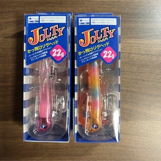 ブルーブルー(BLUE BLUE)の【新品】JOLTY 22gピンクグロークリア、ストライクオレンジ(ルアー用品)