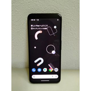 グーグルピクセル(Google Pixel)の美品　pixel4 64GB ブラック　利用制限○　simフリー(スマートフォン本体)