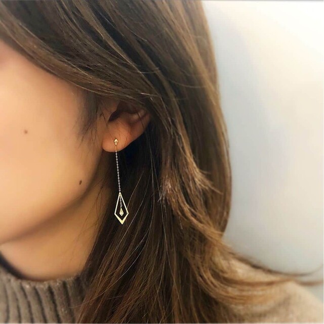 4個まで郵便OK STAR JEWELRY❇️K18 ダイヤモンド チェーン プリズム