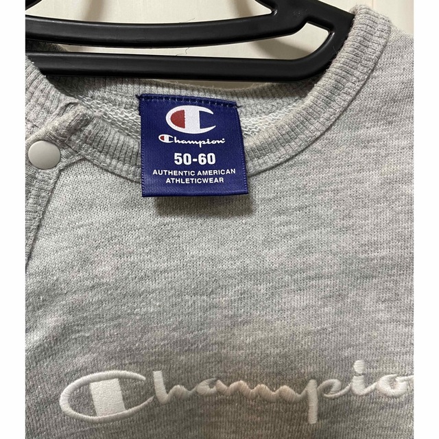 Champion(チャンピオン)のチャンピオン　裏毛ミニカバーオール キッズ/ベビー/マタニティのベビー服(~85cm)(カバーオール)の商品写真