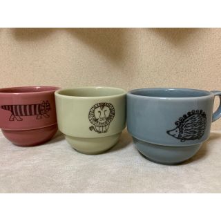 リサラーソン(Lisa Larson)のリサ・ラーソン　トリオスタックカップセット　新品(食器)