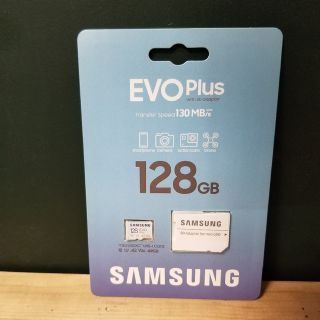 サムスン(SAMSUNG)の【新品未開封】128GB Samsung EVO PLUS サムスン SD ⑥(PC周辺機器)