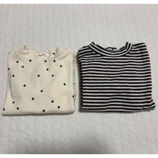 ザラキッズ(ZARA KIDS)のzara 長袖トップス2枚セット(シャツ/カットソー)