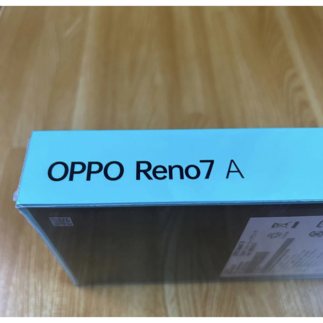 未開封新品　OPPO Reno7A ワイモバイル　スターリーブラック