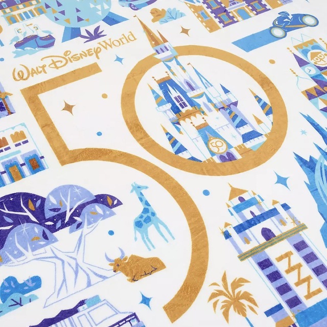 WDW 50周年　ブランケット　★ 新品未使用品