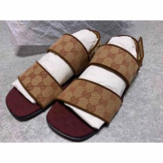 グッチ(Gucci)のグッチgucci ggキャンバス ストラップサンダル(サンダル)