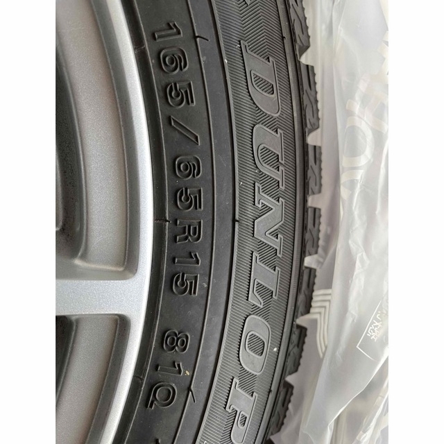 冬用タイヤ　DUNLOP4本　ホイル付165/65R/15 1