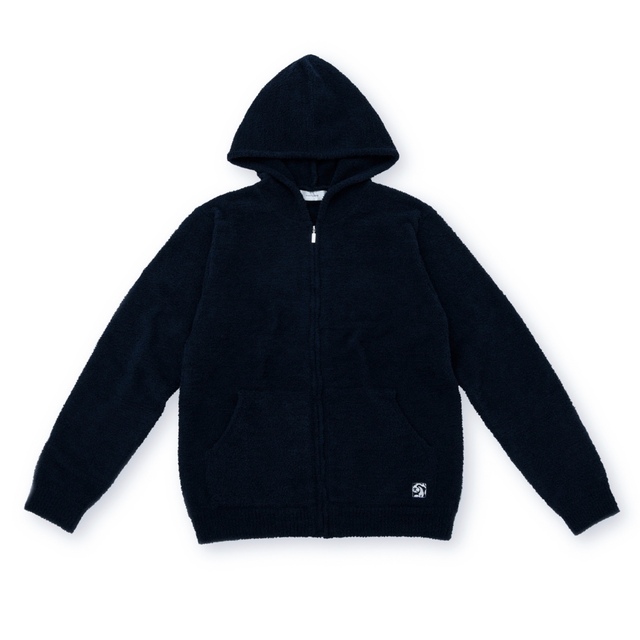 カシウエア kashwere パーカー ネイビー Lサイズ レディース トップス