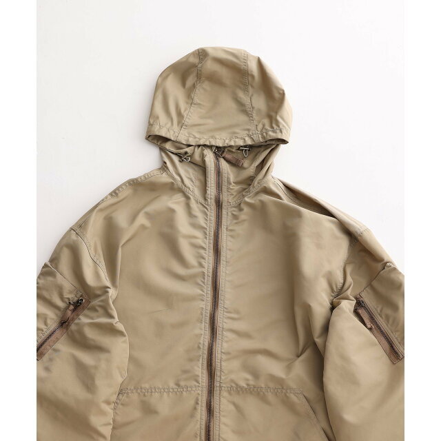 【ブラック(01)】【L】【WILD LIFE TAILOR】ナイロンオックス フード ショート オーバー ブルゾン