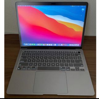 マック(Mac (Apple))のM1 MacBook Air スペースグレー 256GB(ノートPC)