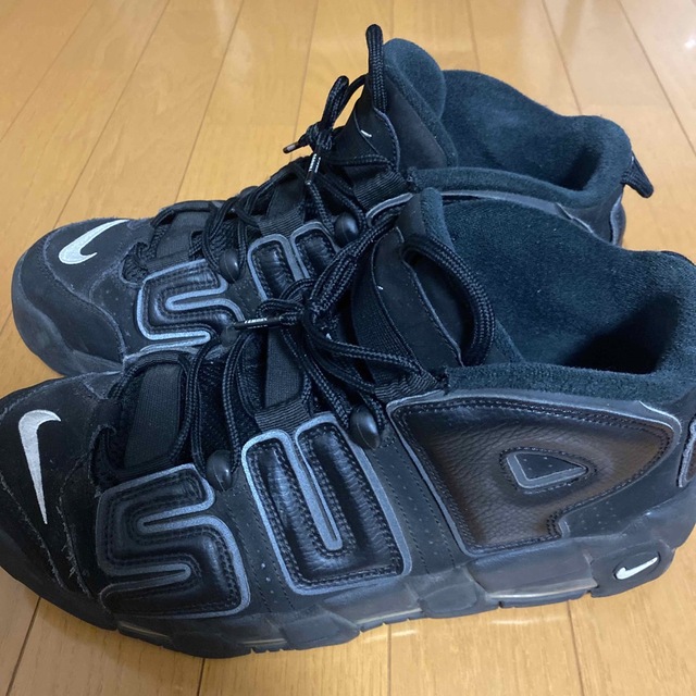 メンズSupreme × Nike Air More Uptempo Black