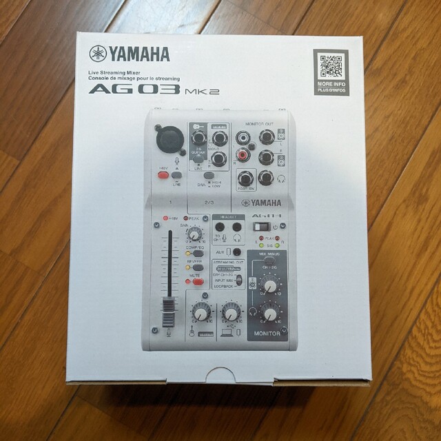 ヤマハ ミキサー YAMAHA ag03 AG03MK2 W ホワイト 白 【超歓迎された ...