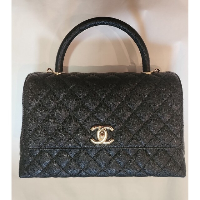 CHANEL(シャネル)のCHANELシャネル　キャビアスキン　ココハンドル29cm レディースのバッグ(ハンドバッグ)の商品写真