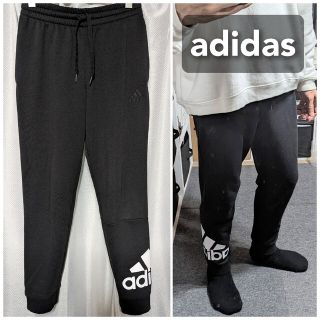 アディダス(adidas)のadidasジョガーパンツトラックパンツイージーパンツ黒ブラックメンズLサイズ(その他)