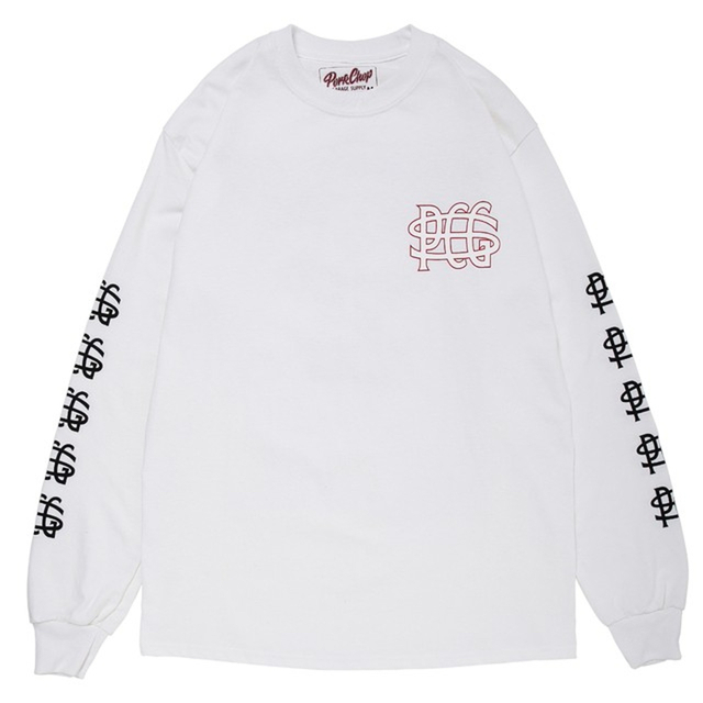 木村拓哉着 ポークチョップ WING PORK L/S TEE　白S メンズのトップス(Tシャツ/カットソー(七分/長袖))の商品写真