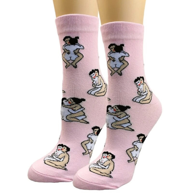 Kamasutra Socks White Pink ソックス　靴下