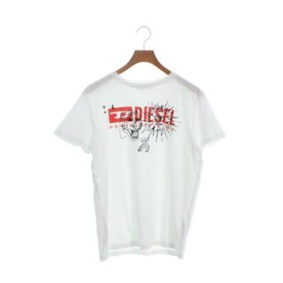 ディーゼル(DIESEL)のDIESEL ディーゼル Tシャツ・カットソー S 白 【古着】【中古】(Tシャツ/カットソー(半袖/袖なし))