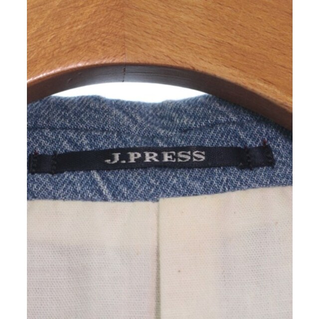 J.PRESS カジュアルジャケット 0(XS位) インディゴ(デニム)あり伸縮性