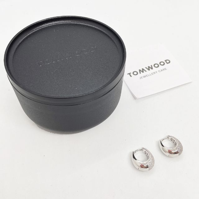 新品・正規品】TOM WOOD Ice hoop small Pave ピアス イチオシ